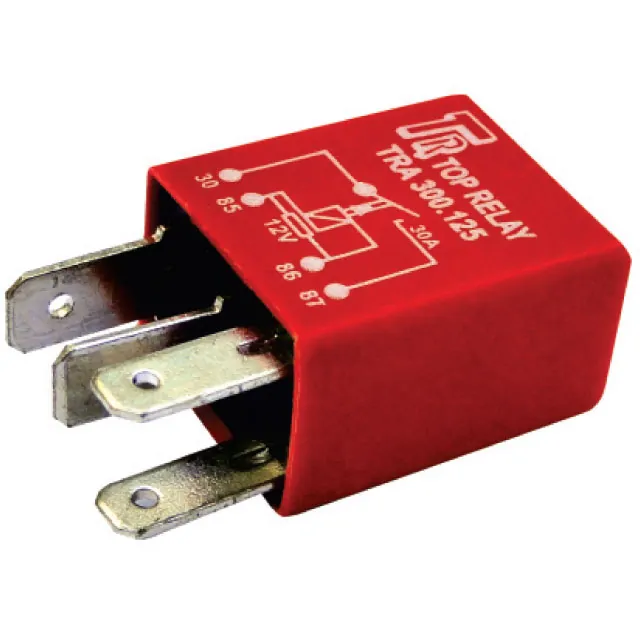 MINI RELE AUXILIAR - 12V - 30A