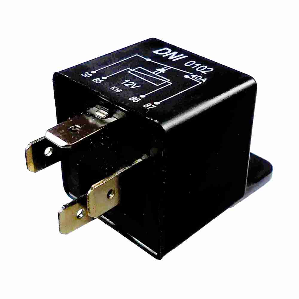 RELE AUXILIAR UNIVERSAL 40A - 12V